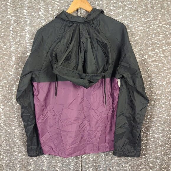 Vintage Adidas Trefoil 1/4 Zip Windbreaker Jacket Hidden‎ Hood Size Medium - Picture 9 of 16